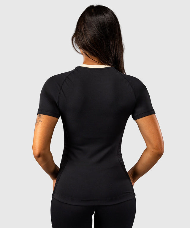 Dámský rashguard Venum Viper Krátké rukávy – Černý