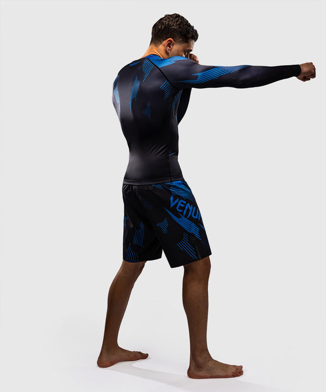 Rashguard Venum No-Gi 6.0 Dlouhé rukávy – Černá/Modrá