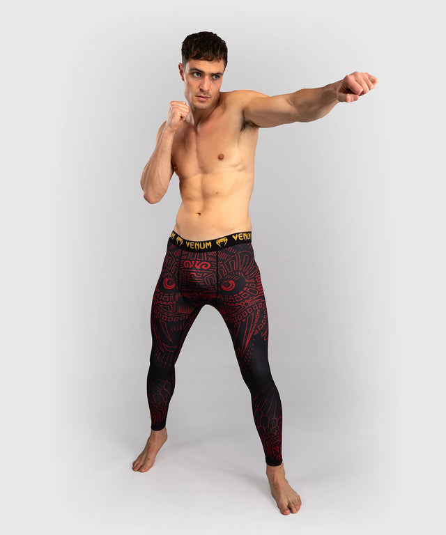 Venum Spats Quetzal Fury - Sort/Rød