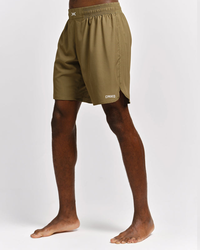 Caged MMA-Shorts Tactical – Armeegreen