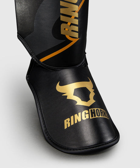 Ringhorns Skinnebensbeskyttere Charger – Sort/Guld