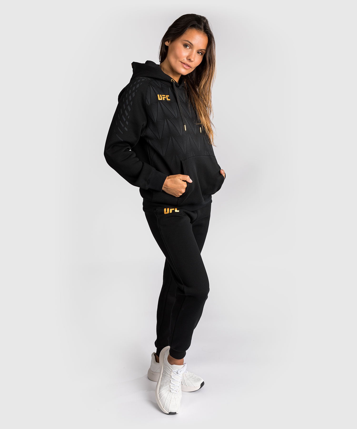 Venum UFC Hoodie Zenith Dames - Zwart/Goud