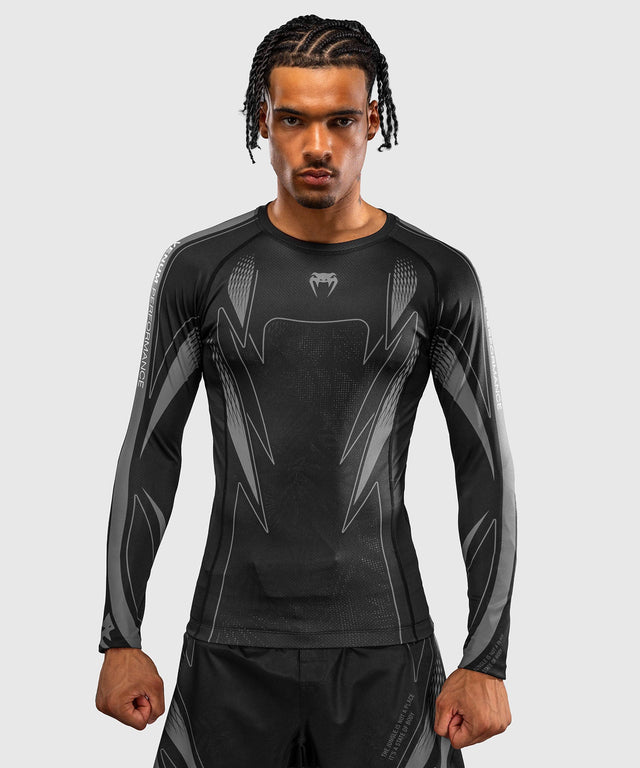 Venum Rashguard Amazonia Reborn Långa ärmar – Svart/Grå