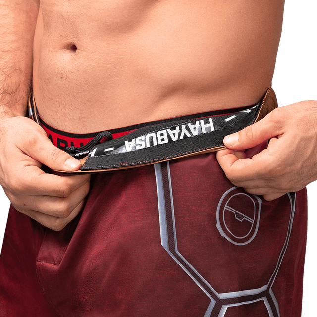 Marvel MMA-Shorts Iron Man – Rot