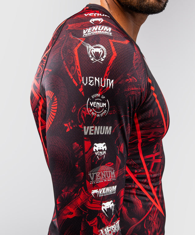 Rashguard Venum 20th Anniversary Maniche Lunghe – Nero/Rosso