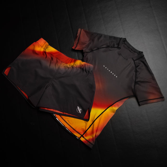 Hayabusa Rashguard Apex Nova Kurzarm Damen – Orange