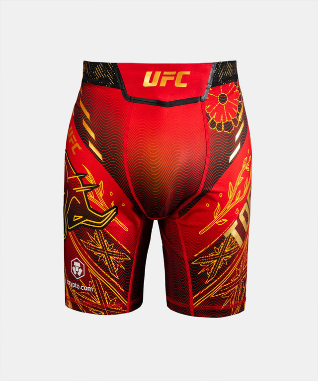 Pantaloncini a compressione MMA Venum UFC Ilia Topuria – Rosso