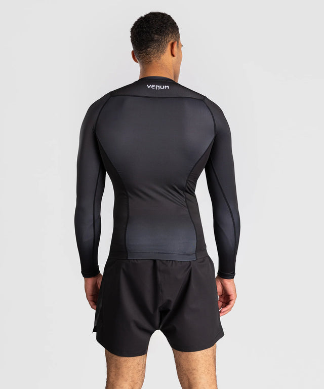 Rashguard bez Gi Venum – dlouhé rukávy – Černá/Bílá