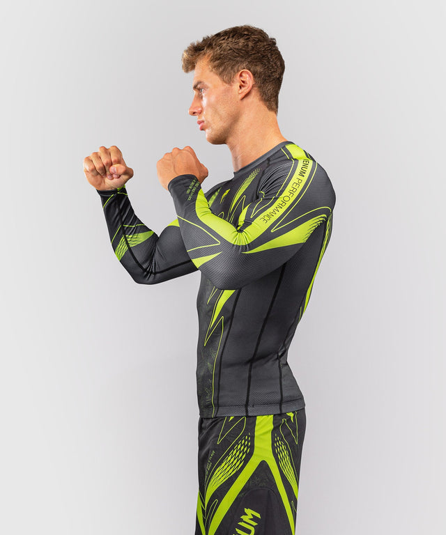 Venum Rashguard Amazonia Reborn Lange Ærmer - Sort/Grøn