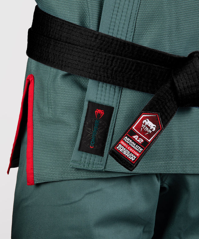 Venum BJJ-gi Contender 3.0 - 380 - Oceangrøn