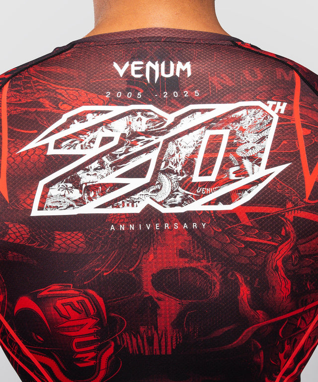 Rashguard Venum 20th Anniversary Maniche Lunghe – Nero/Rosso