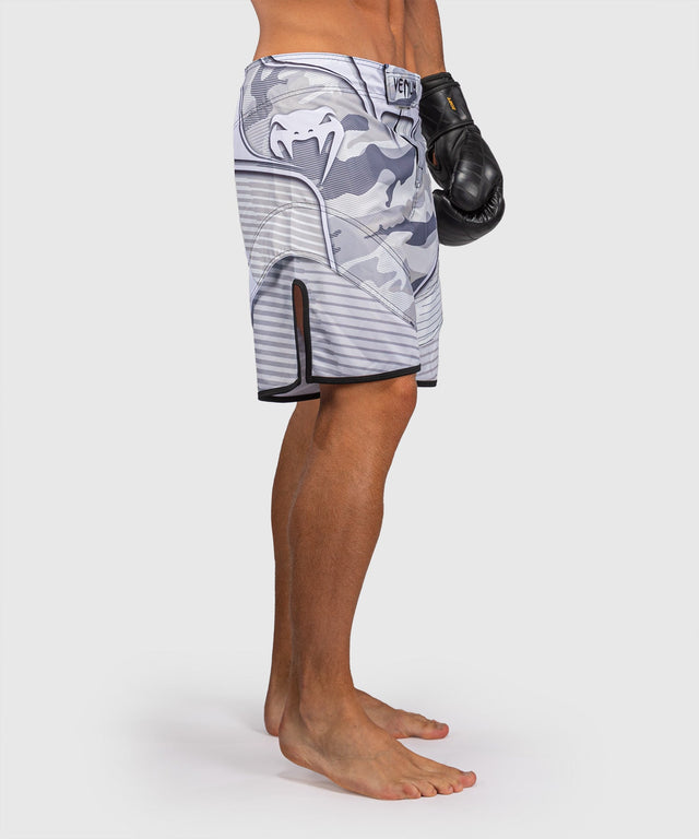 MMA trenky Venum Camo Hero – Bílé/Světle šedé