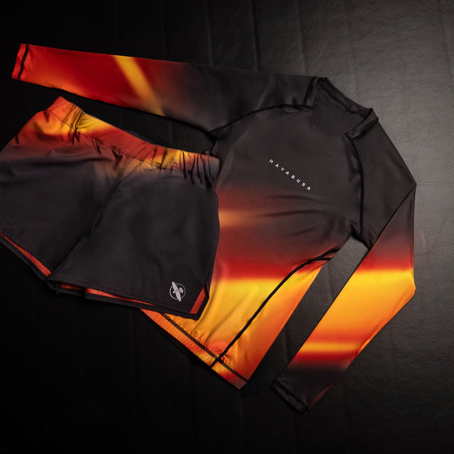 Hayabusa Rashguard Apex Nova Lange Ärmel Damen – Orange