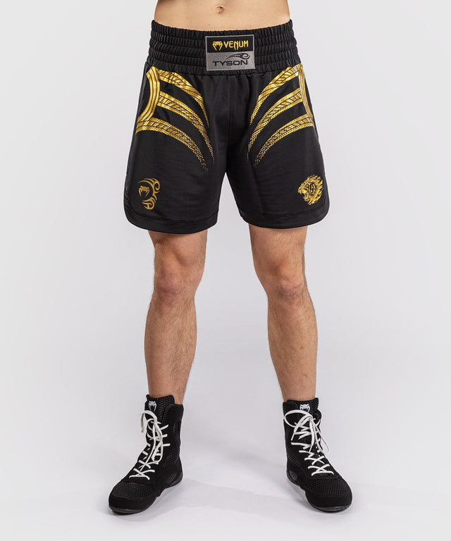 Venum x Mike Tyson Tiger Boxing shorts – Black/Gold