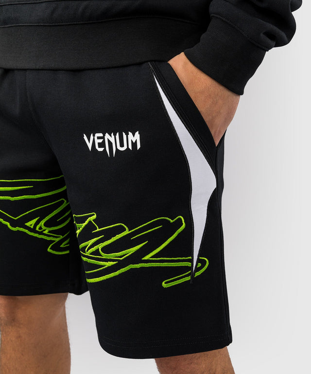 Venum x Bud Racing Shorts – Black/White/Lime Green
