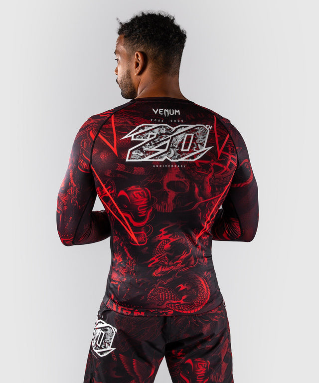 Rashguard Venum 20th Anniversary Maniche Lunghe – Nero/Rosso