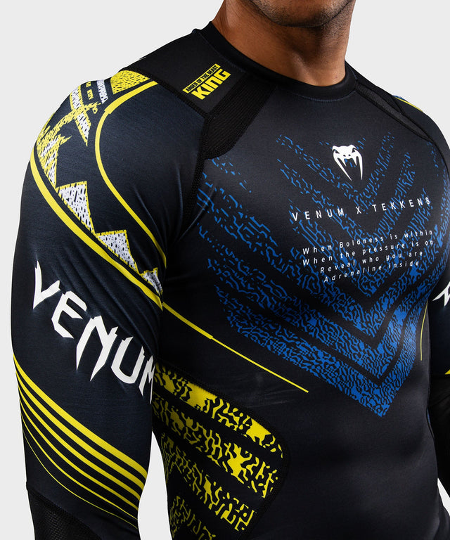 Venum Rashguard TEKKEN 8 King - Sort/Gul - foto 5