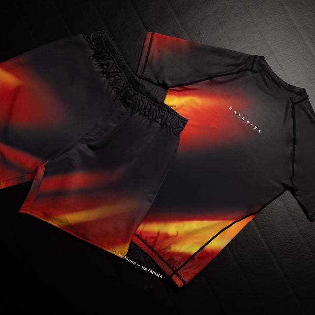 Rashguard Hayabusa Apex Nova Manga Corta – Naranja