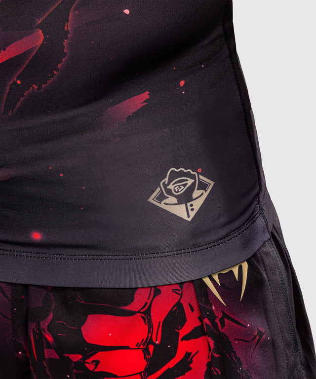 Venum Rashguard x Jujutsu Kaisen Itadori Mâneci Lungi – Negru/Roșu