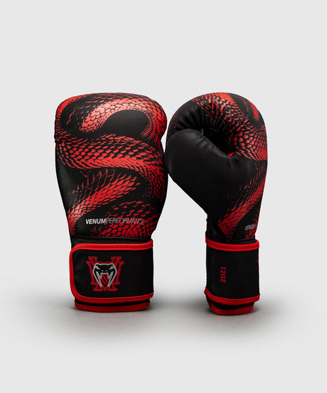 Gants de boxe Venum Matupa – Noir/Rouge/Argent – photo 2