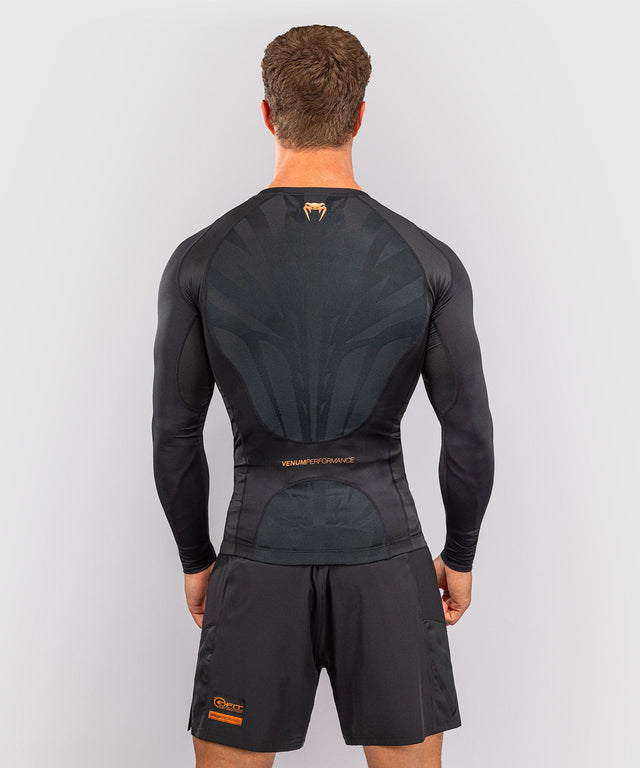 Rashguard Venum G-Fit Revolution Dlouhý rukáv – Černý/Měděný
