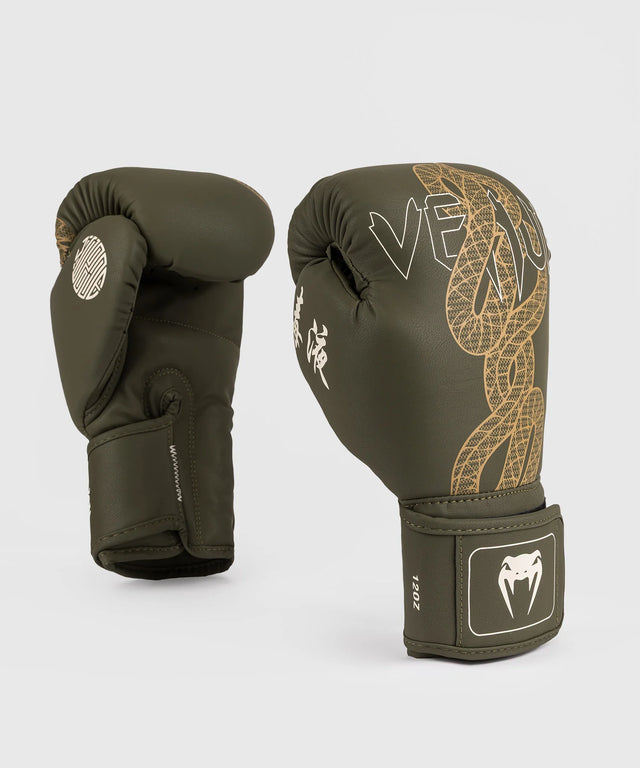 Luvas de boxe Venum Serpenti – Caqui Verde