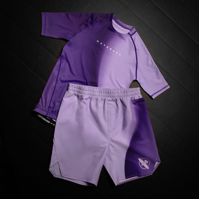Hayabusa Rashguard Apex Nova Kurzarm Kinder – Lila