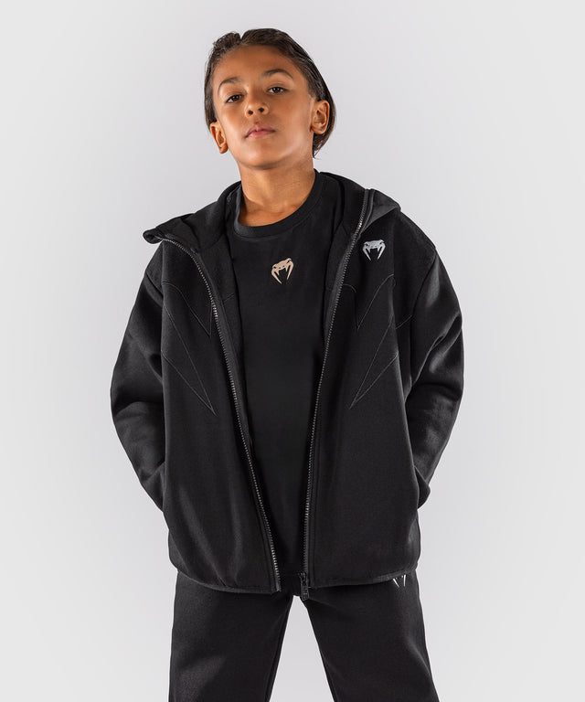 Veste d'entraînement Venum Attack Fleece & Weave enfant – Noir