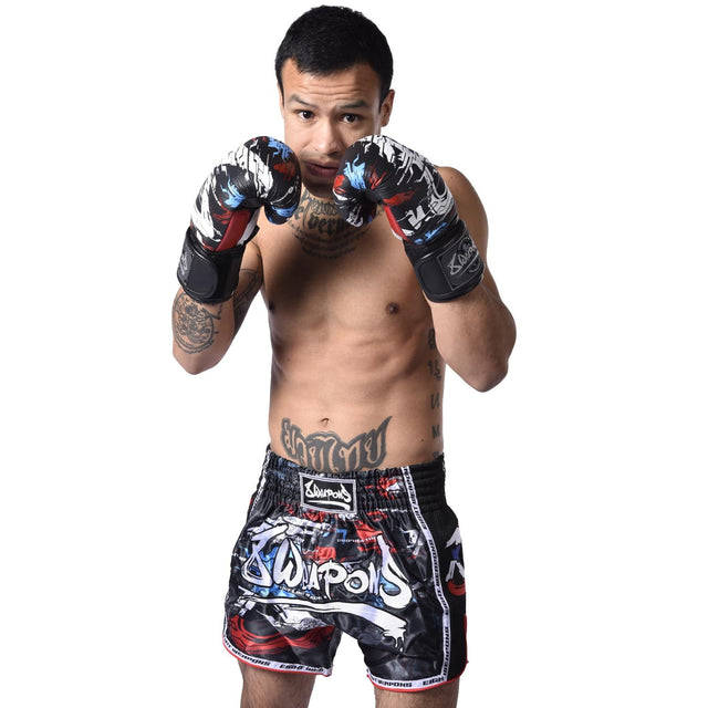 8 WEAPONS Muay Thai shorts Cut Like A Blade 2.0 - Sort