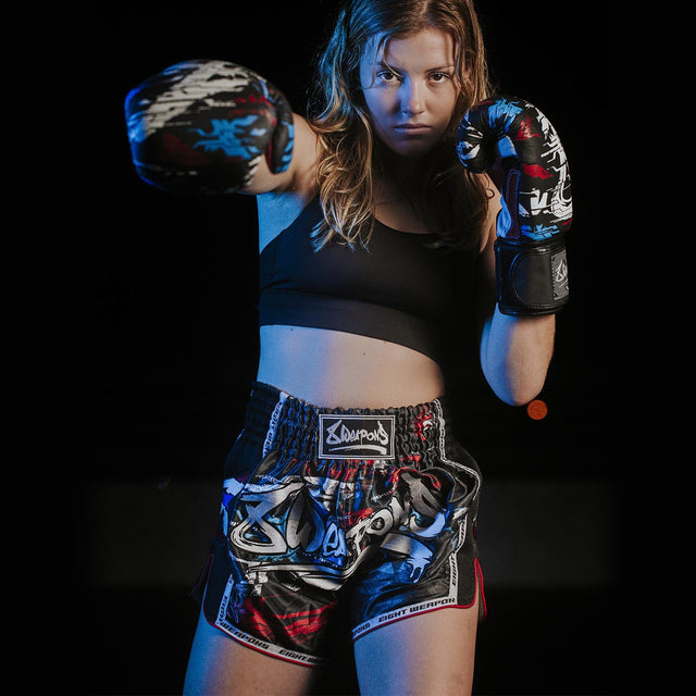 8 WEAPONS Muay Thai shorts Cut Like A Blade 2.0 - Sort
