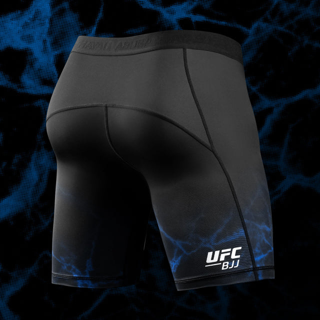 Hayabusa x UFC BJJ Kompressionsshorts – Sort/Blå