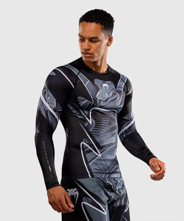 Venum Crimson Viper 2.0 Rashguard Long Sleeves – Black/Grey