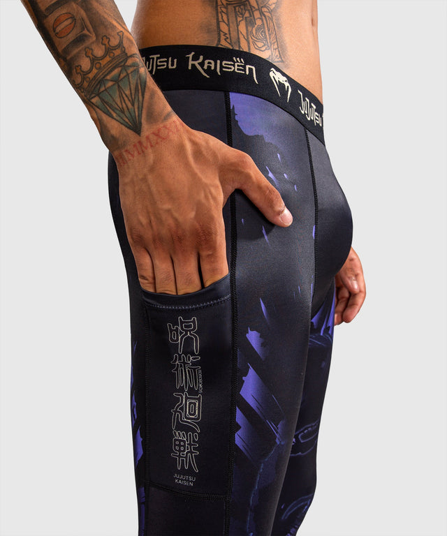 Pantaloni scurți de compresie Venum x Jujutsu Kaisen Gojo – Violet