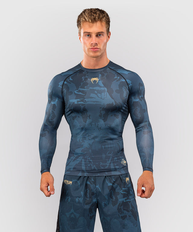 Rashguard Venum Jujutsu Kaisen Fushiguro Maniche Lunghe - Blu