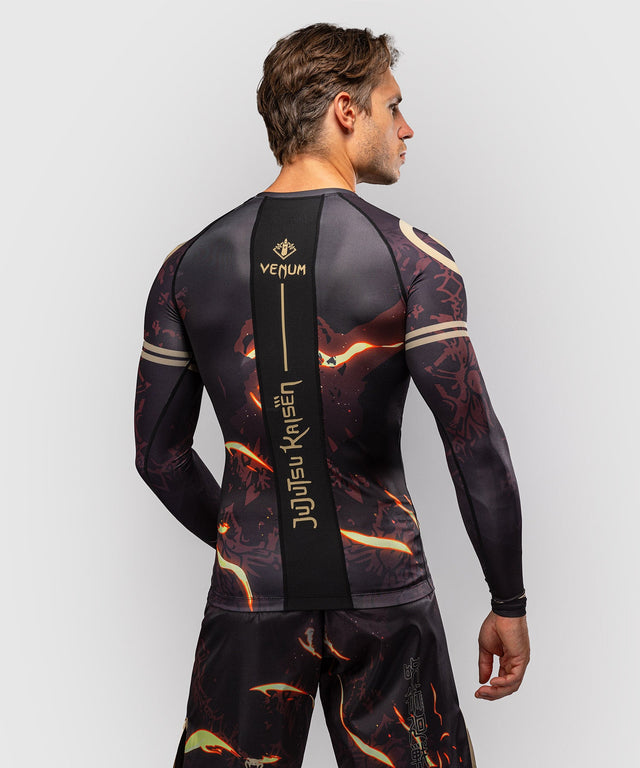 Rashguard Venum x Jujutsu Kaisen Sukuna – Negru/Bej