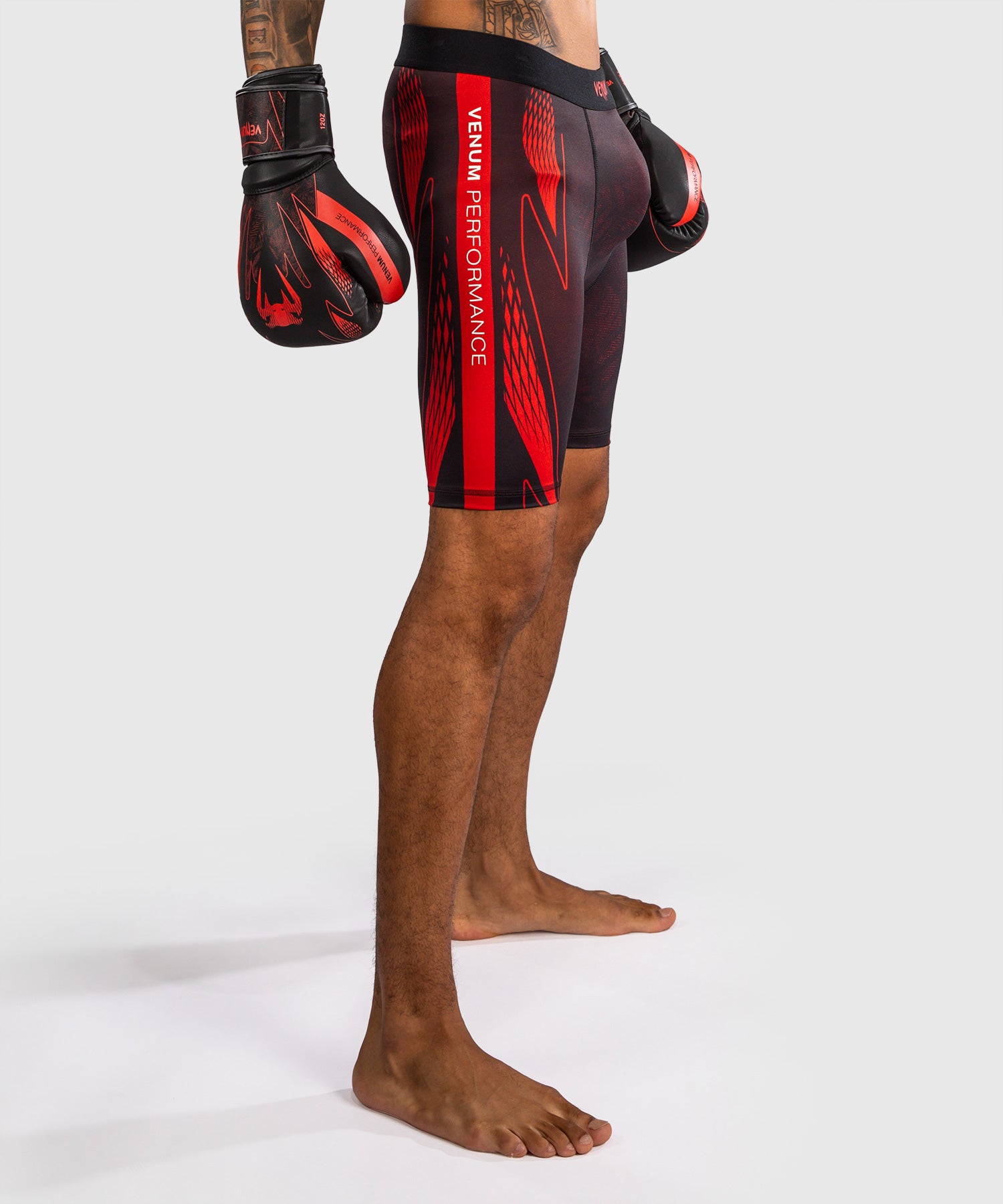Pantaloncini a compressione Venum Amazonia Reborn – Nero/Rosso
