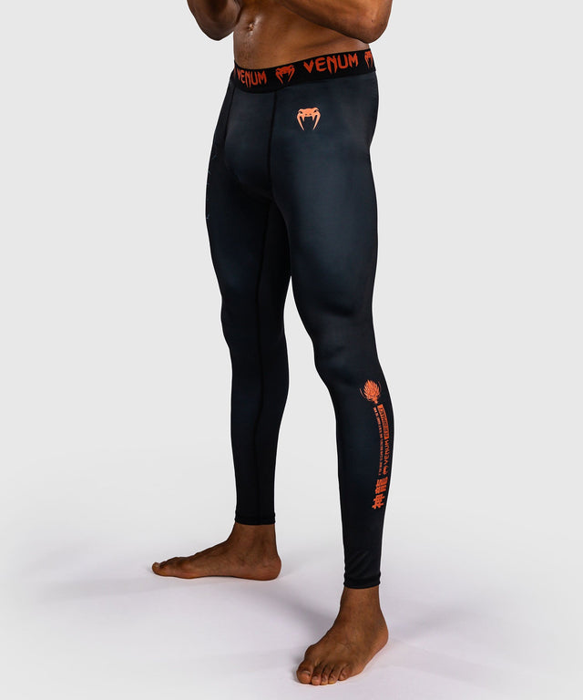 Venum Compression shorts Thunder Dragon – Black/Grey/Copper