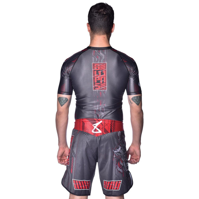 8 WEAPONS MMA-shorts Samurai 2.0 – Sort/Rød