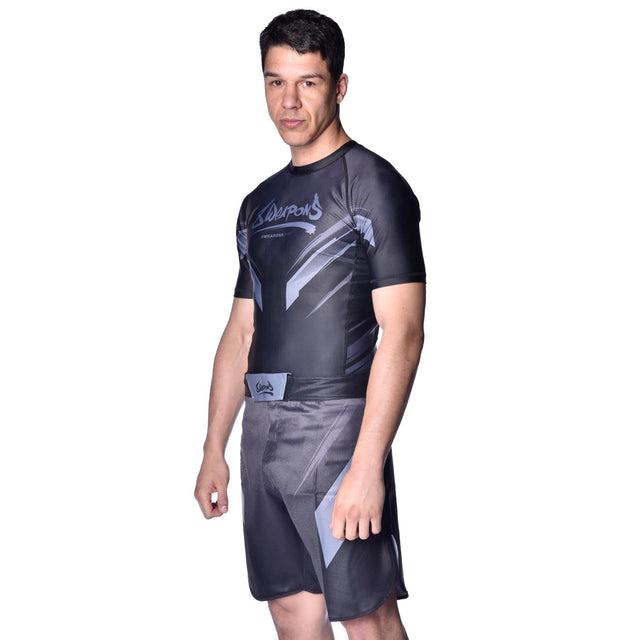 8 WEAPONS MMA-Shorts Shift – Schwarz