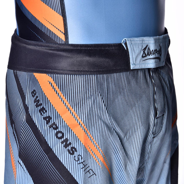 Shorts de MMA 8 WEAPONS Shift – Gris/Orange