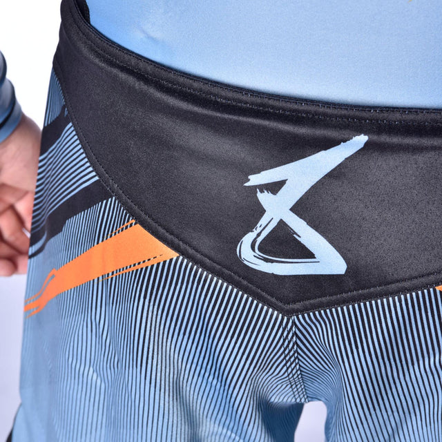 Shorts de MMA 8 WEAPONS Shift – Gris/Orange