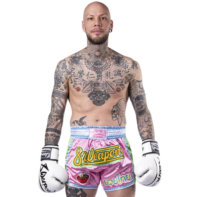 Pantalones de Muay Thai 8 WEAPONS Yummy – Rosa