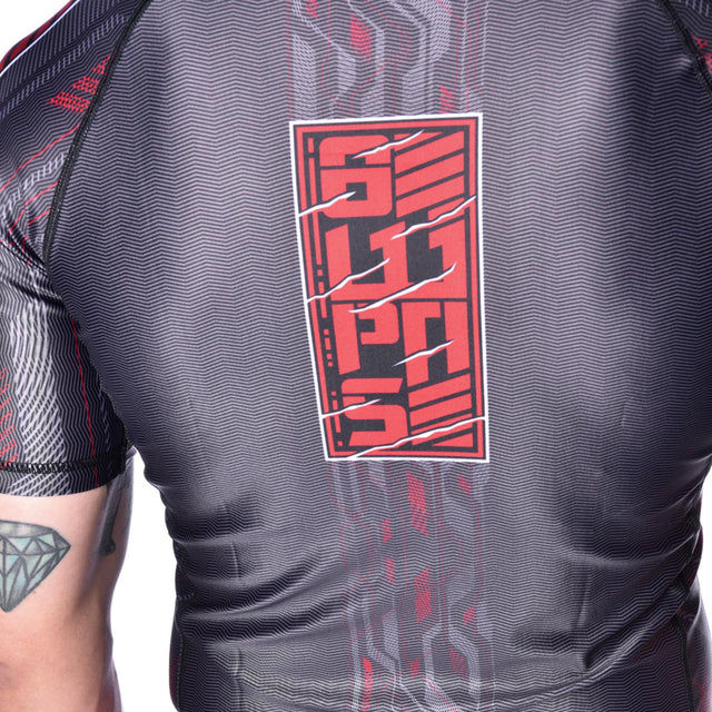 8 WEAPONS Rashguard Samurai 2.0 – Negro/Rojo