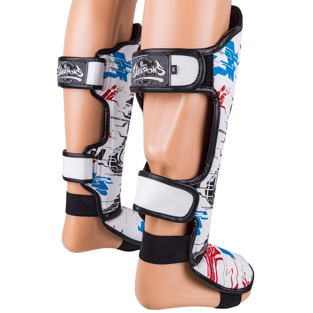 8 WEAPONS Shin guards Cut Like a Blade 2.0 - White