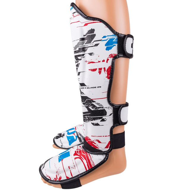 8 WEAPONS Shin guards Cut Like a Blade 2.0 - White