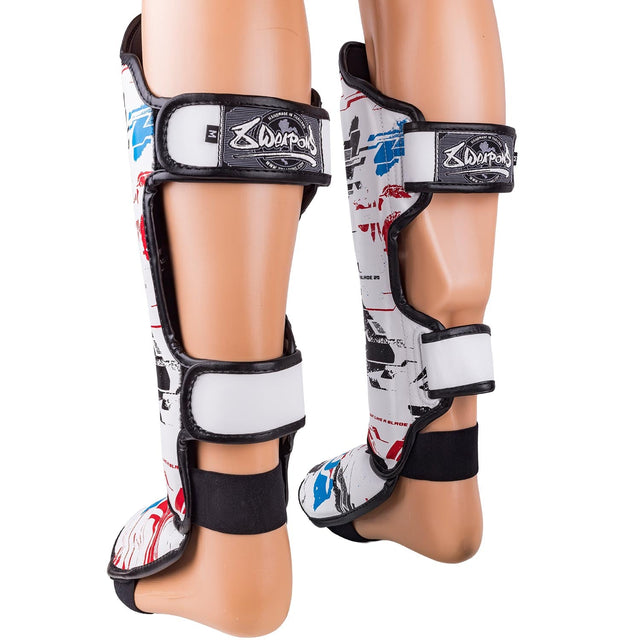 8 WEAPONS Shin guards Cut Like a Blade 2.0 - White