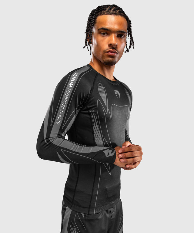 Venum Rashguard Amazonia Reborn Långa ärmar – Svart/Grå