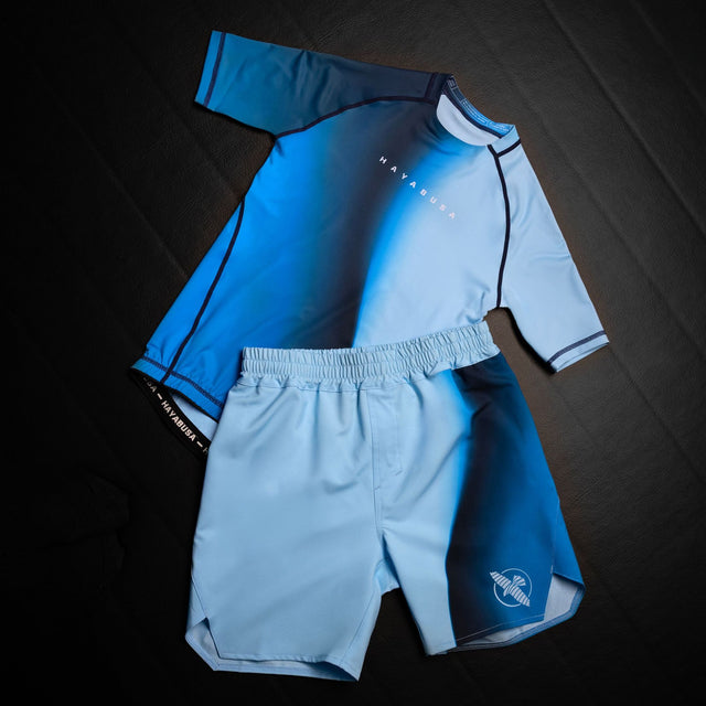Rashguard Hayabusa Apex Nova Maniche Corte Bambini - Blu