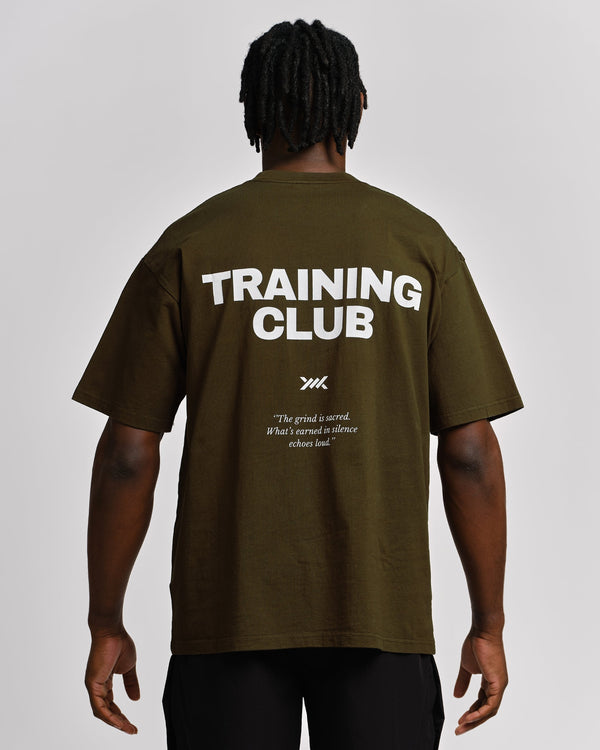Caged T-Shirt Training Club – Kaki Vert