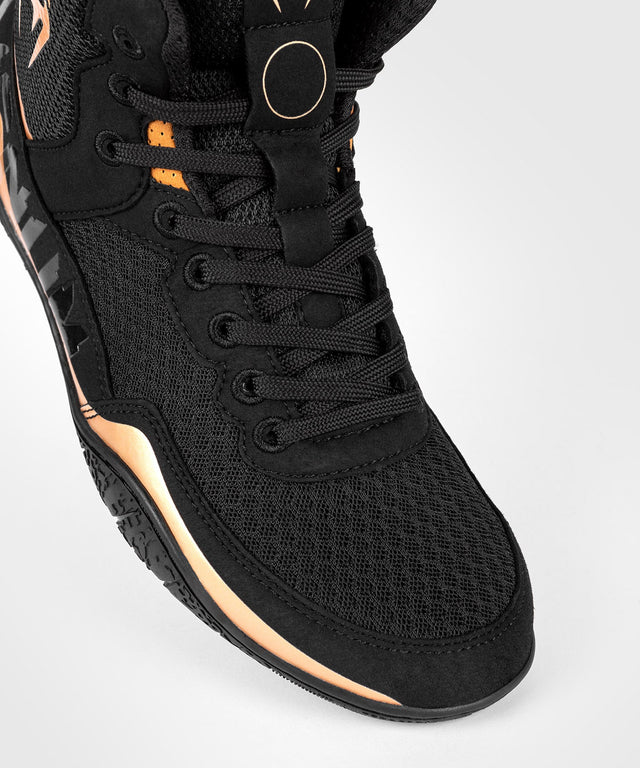 Botas de lucha Venum Elite – Negro/Bronce
